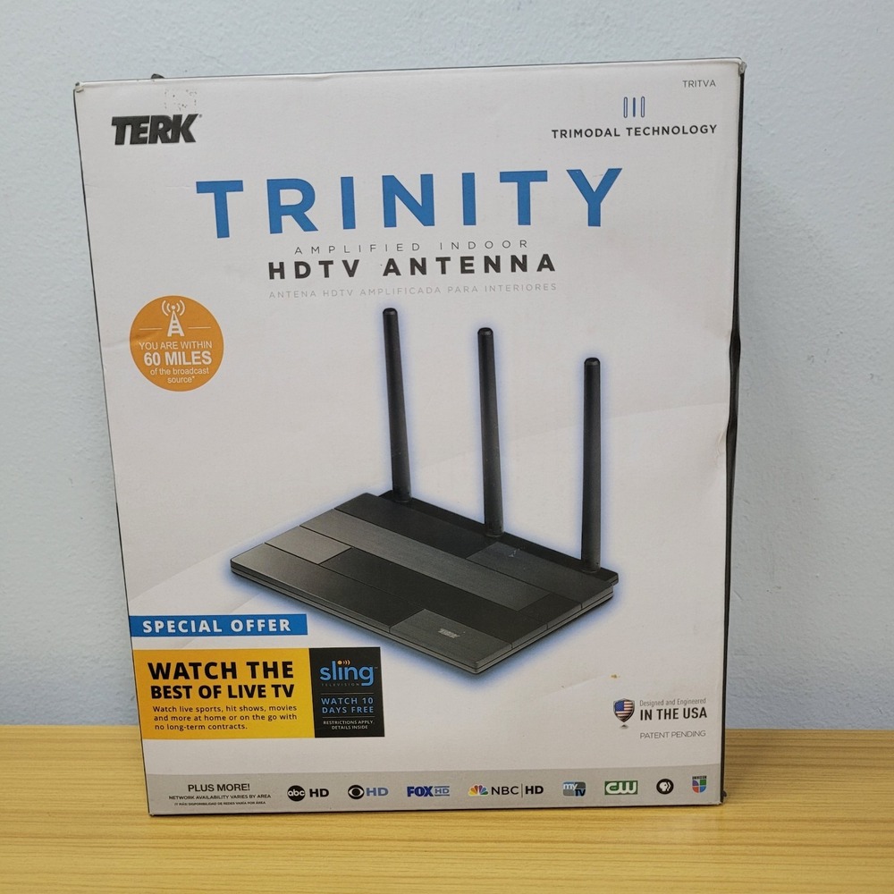 TERK Trinity Amplified Indoor HDTV Antenna